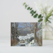 Briefkaart Greenbrier Winter Scene (Staand voorkant)