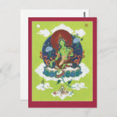 BRIEFKAART Groene Tara (Voorkant / Achterkant)
