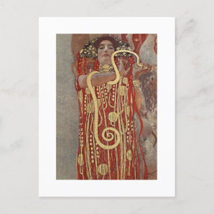 BRIEFKAART : GUSTAV KLIMT : HYGIEIA : 1907