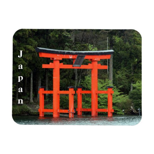 briefkaart hakone torii japan magneet (Horizontaal)