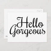 Briefkaart Hallo (Voorkant / Achterkant)