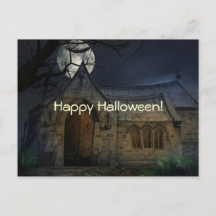 Briefkaart Halloween Spooky Scenes