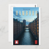  Briefkaart Hamburg (Voorkant / Achterkant)