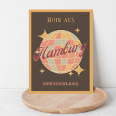 Briefkaart Hamburg Moin Deutschland Retro