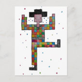 briefkaart _ harlekijn (Voorkant)