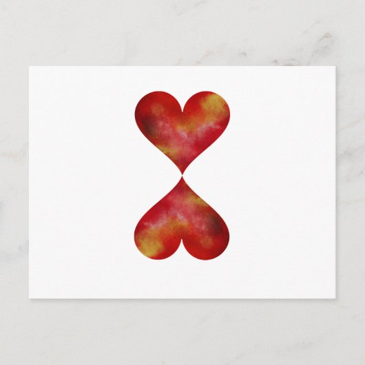 Briefkaart hart (Voorkant)