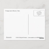 Briefkaart Havana Cuba (Achterkant)