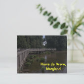 Briefkaart Havre de Grace Boardwalk (Staand voorkant)