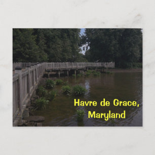 Briefkaart Havre de Grace Boardwalk