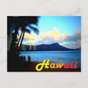 Briefkaart Hawaii-Oahu-Diamond
