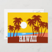 Briefkaart Hawaii Travel (Voorkant / Achterkant)