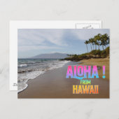 Briefkaart Hawaii Travel (Voorkant / Achterkant)