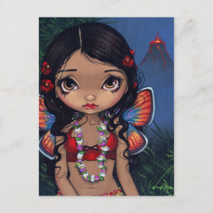 briefkaart "Hawaiian Volcano Fairy"
