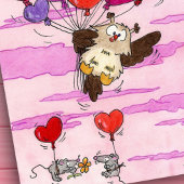 BRIEFKAART HEART BALLOONS, Nicole Janes