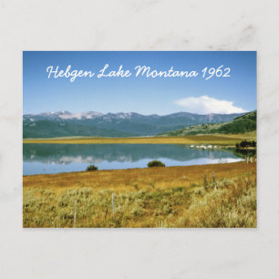 Briefkaart Hebgen Lake Montana