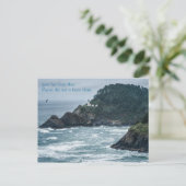 Briefkaart: Hecata Head Lighthouse (Landscape) Briefkaart (Staand voorkant)