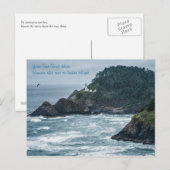 Briefkaart: Hecata Head Lighthouse (Landscape) Briefkaart (Voorkant / Achterkant)