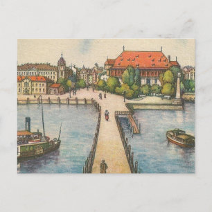 Briefkaart - het Meer van Konstanz, Konstanz