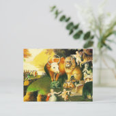 Briefkaart: Het Vreedzame Koninkrijk Briefkaart (Staand voorkant)