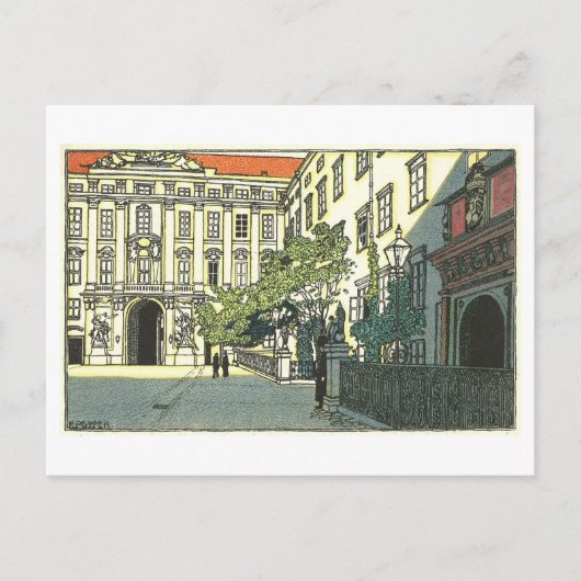 Briefkaart Hofburg Palace (Voorkant)