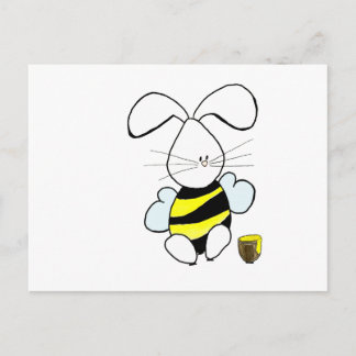 Briefkaart Honey Bunny