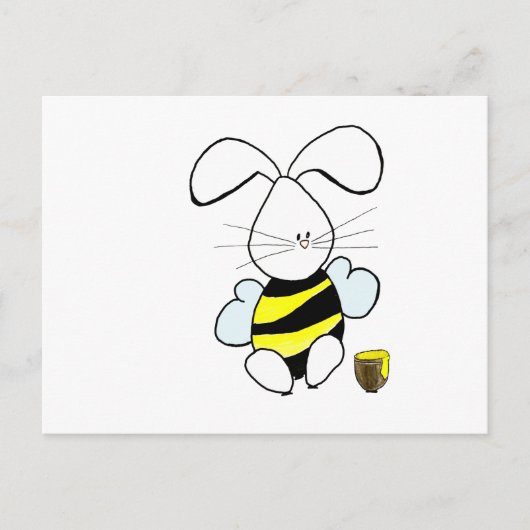 Briefkaart Honey Bunny (Voorkant)