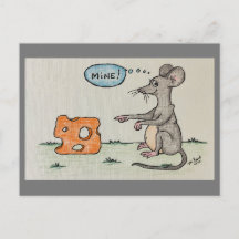 Briefkaart Hongaarse muis postkruising