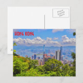 Briefkaart Hongkong (Voorkant / Achterkant)
