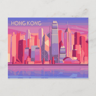 Briefkaart Hongkong