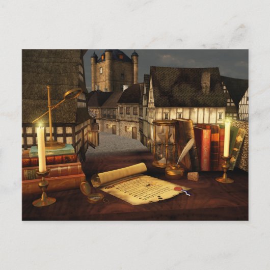 Briefkaart Horizons over de oudheid (Voorkant)