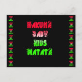 Briefkaart horizontale Sjabloon (Voorkant)