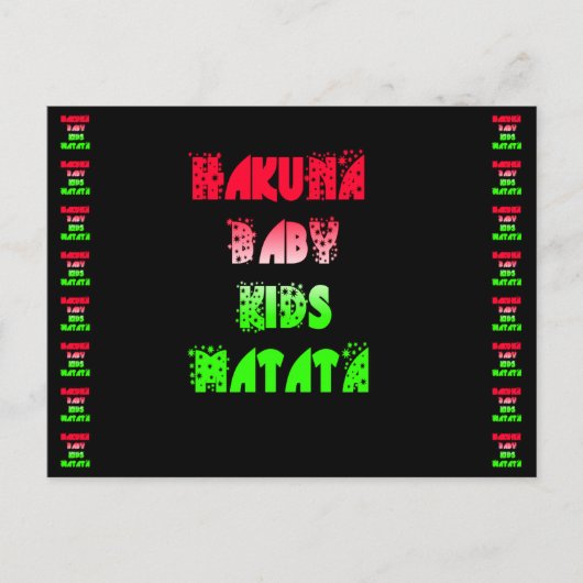 Briefkaart horizontale Sjabloon (Voorkant)