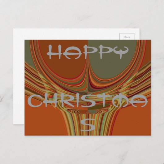 Briefkaart horizontale Sjabloon (Voorkant / Achterkant)