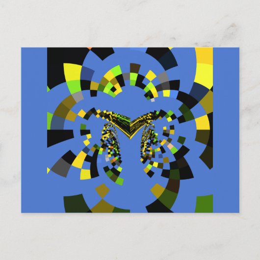 Briefkaart horizontale Sjabloon (Voorkant)