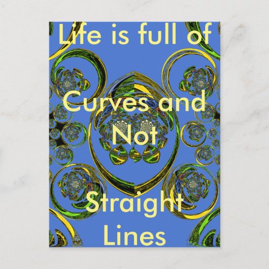 Briefkaart horizontale Sjabloon (Voorkant)