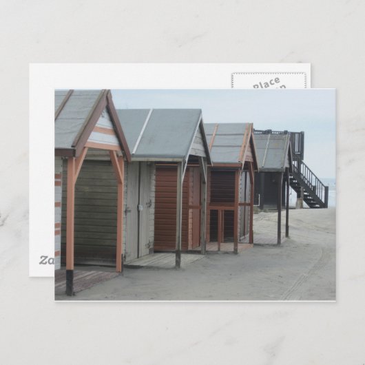 Briefkaart horizontale Sjabloon (Voorkant / Achterkant)