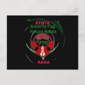 Briefkaart horizontale Sjabloon (Voorkant)