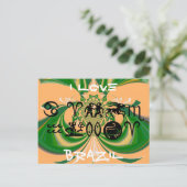 Briefkaart horizontale Sjabloon (Staand voorkant)