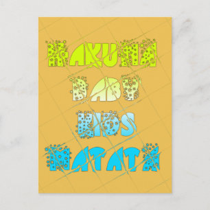 Briefkaart horizontale Sjabloon