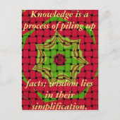 Briefkaart horizontale Sjabloon (Voorkant)