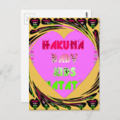 Briefkaart horizontale Sjabloon (Voorkant / Achterkant)