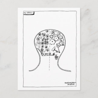 Briefkaart horizontale Sjabloon