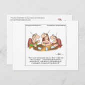 Briefkaart HUNTERS & GATHERERS tegen April McCallu (Voorkant / Achterkant)