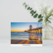 Briefkaart Huntington Beach Pier (Staand voorkant)