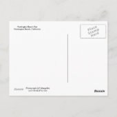 Briefkaart Huntington Beach Pier (Achterkant)