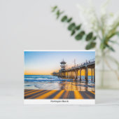 Briefkaart Huntington Beach Pier (Staand voorkant)