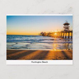 Briefkaart Huntington Beach Pier