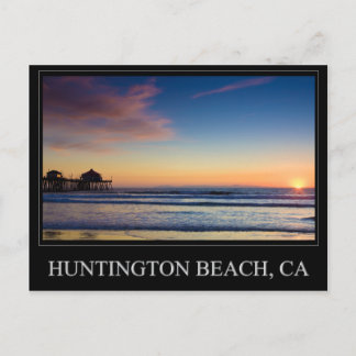 Briefkaart Huntington Beach Pier