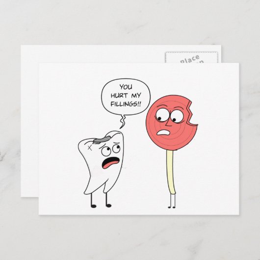 Briefkaart Hurt Feelings (Voorkant / Achterkant)