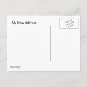 Briefkaart Ik heb bagage verpakt (Achterkant)